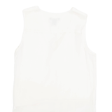 H&M Womens Top White V-Neck Sleeveless XS