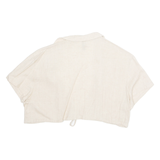 DIVIDED Womens Shirt Beige Collared M