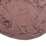 H&M Womens Blouse Brown Long Sleeve L