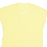 OPUS Womens Top Yellow Sleeveless M