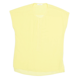 OPUS Womens Top Yellow Sleeveless M