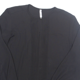MNG Womens Blouse Black Long Sleeve L
