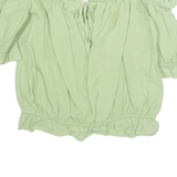 H&M Womens Top Green XS