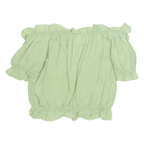 H&M Womens Top Green XS
