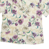 ALFRED DUNNER Womens Printed Shirt Beige Collared Floral S