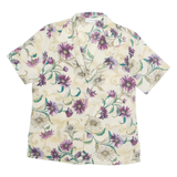 ALFRED DUNNER Womens Printed Shirt Beige Collared Floral S