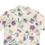ALFRED DUNNER Womens Printed Shirt Beige Collared Floral S