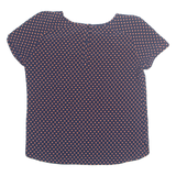 PROMOD Womens Printed Top Blue Spotted M