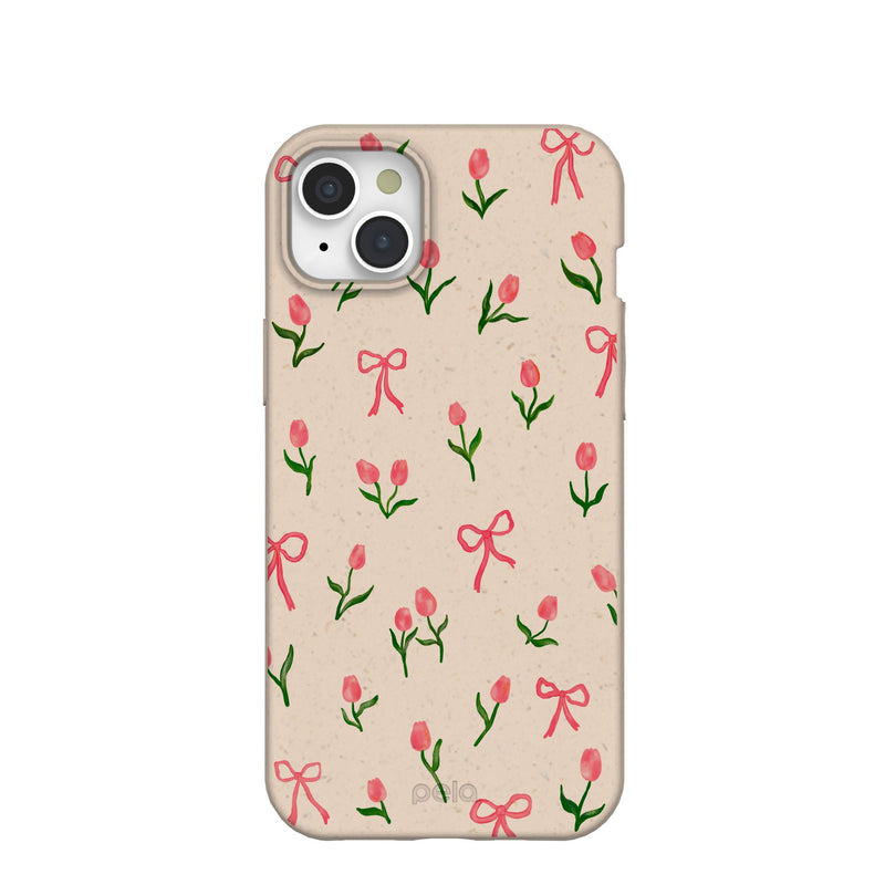 Seashell Tulip Bliss iPhone 15 Plus Case
