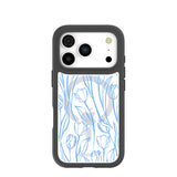 Clear Tulip Dreams iPhone 17 Pro Case With Noir Ridge (MagSafe included)