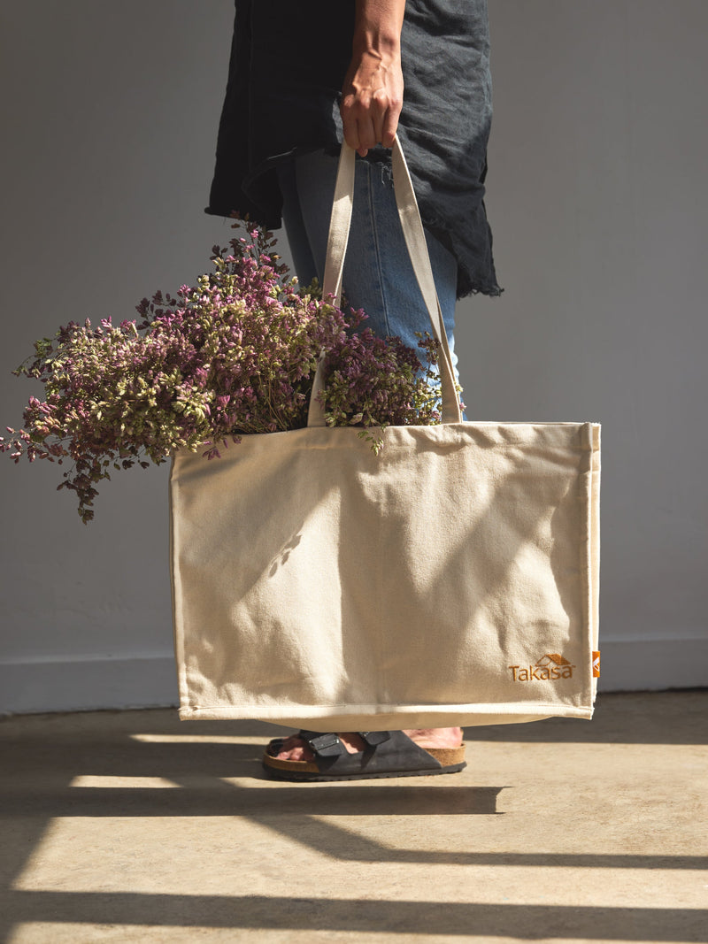Organic Canvas Tote Bag