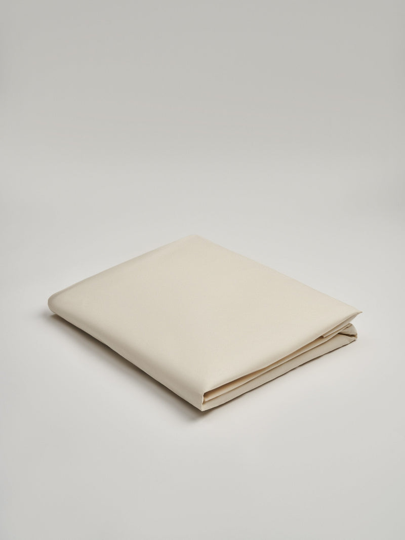 Organic and Fairtrade Cool + Crisp Cotton Fitted Sheet in Natural#color_natural