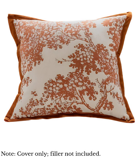Anypillow Tree Branches Print Decorative Cushion Cover – Soft Throw Pillowcase for Sofa & Bed