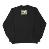 Island Life Hawaii Crazy Shirt Graphic Sweatshirt - Large Black Cotton Blend