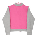 Age 11-12 Fila Spellout Zip Up - Medium Pink Cotton Blend