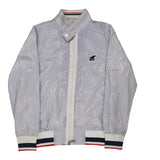 Age 10 North Pole Striped Jacket - Large Blue Polyester