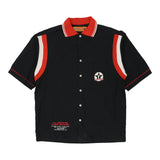 Fox Hound Short Sleeve Shirt - Medium Black Cotton