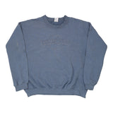 Universal Studios Spellout Sweatshirt - XL Blue Cotton Blend