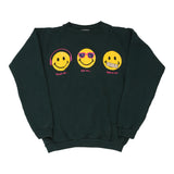 Age 11-12 Ross Graphic Sweatshirt - Large Green Cotton Blend