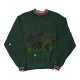 Made in USA  Jerzees Graphic Sweatshirt - Medium Green Cotton Blend