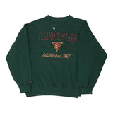 Illinois State Unbranded Graphic Sweatshirt - XL Green Cotton Blend
