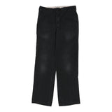 874 Dickies Trousers - 30W 30L Black Polyester Blend