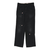 874 Dickies Trousers - 30W 30L Black Polyester Blend