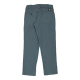 Flex Dickies Trousers - 31W 30L Blue Polyester Blend