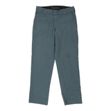 Flex Dickies Trousers - 31W 30L Blue Polyester Blend