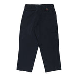 Dickies Trousers - 34W 27L Navy Polyester Blend