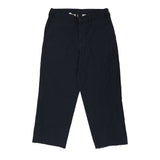 Dickies Trousers - 34W 27L Navy Polyester Blend