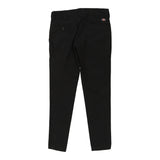 Dickies Trousers - 29W UK 10 Black Polyester Blend
