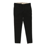 Dickies Trousers - 29W UK 10 Black Polyester Blend