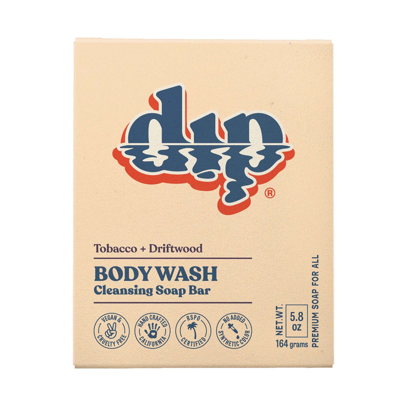 Body Wash Cleansing Soap Bar - Tobacco & Driftwood