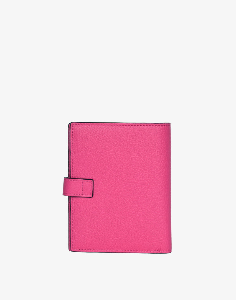 hyer goods recycled leather travel passport wallet fuchsia pinky#color_fuchsia