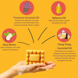 Turmeric Massaging Handmade Soap Bar