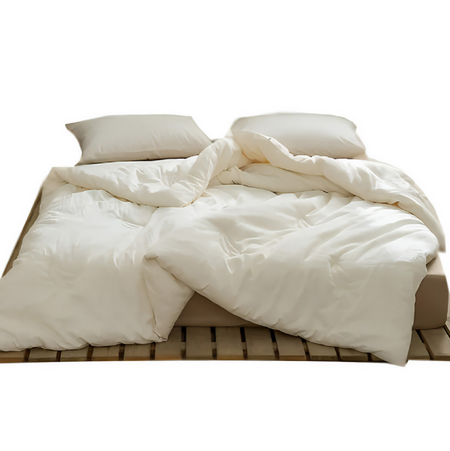 Anycozy Duvet Comforter Set Twin Green/ Light Grey Egyptian Cotton Thick Blanket Bedspread 4 Pcs Bed Set