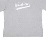 NAUTICA Womens T-Shirt Grey L
