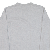 CHAMPION Mens T-Shirt Grey Long Sleeve M