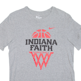 NIKE Indiana Faith Basketball Mens T-Shirt Grey USA M