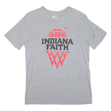 NIKE Indiana Faith Basketball Mens T-Shirt Grey USA M