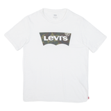 LEVI'S Mens T-Shirt White S