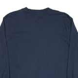 DICKIES Mens T-Shirt Blue Long Sleeve XL