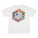 CHAMPION Big Ten Conference Mens T-Shirt White USA L