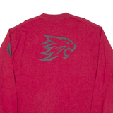 CHAMPION Chico State Mens T-Shirt Red Long Sleeve XL