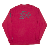 CHAMPION Chico State Mens T-Shirt Red Long Sleeve XL