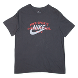 NIKE Mens T-Shirt Grey L