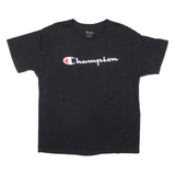 CHAMPION Mens T-Shirt Black L