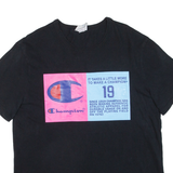 CHAMPION Mens T-Shirt Black L