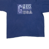 GUESS Womens T-Shirt Blue ONE SIZE